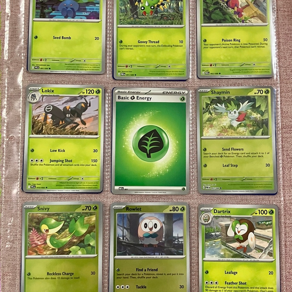 16x Mega Evolution Grass Type Pokémon Cards 🌱